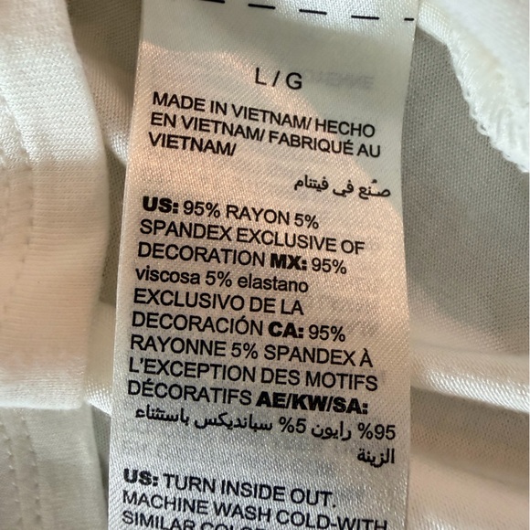 White House Black Market Ivory Embellished Sleeveless Top - Picture 6 of 6